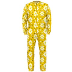 Daisy Dots Yellow Onepiece Jumpsuit (men)  by snowwhitegirl