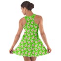 Square Flowers Green Cotton Racerback Dress View2