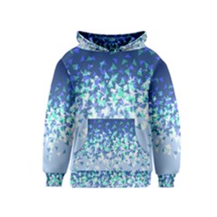 Blue Disintegrate Kids  Pullover Hoodie by jumpercat