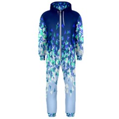 Blue Disintegrate Hooded Jumpsuit (men)  by jumpercat