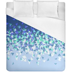 Blue Disintegrate Duvet Cover (california King Size) by jumpercat