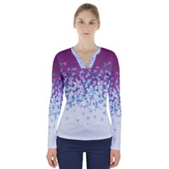 Disintegrate Carnivale V-neck Long Sleeve Top