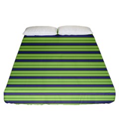 Color Line 2 Fitted Sheet (california King Size) by jumpercat