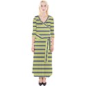 Color Line 3 Quarter Sleeve Wrap Maxi Dress View1