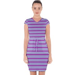 Color Line 4 Capsleeve Drawstring Dress  by jumpercat