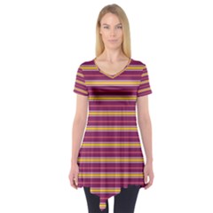 Color Line 5 Short Sleeve Tunic  by jumpercat