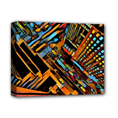 City Scape Deluxe Canvas 14  X 11  by NouveauDesign