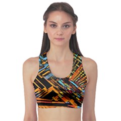 City Scape Sports Bra by NouveauDesign