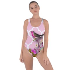 Shabby Chic,floral,bird,pink,collage Bring Sexy Back Swimsuit by NouveauDesign