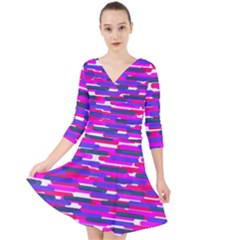 Fast Capsules 6 Quarter Sleeve Front Wrap Dress	 by jumpercat