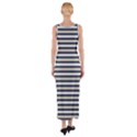 Royal Gold Classic Stripes Fitted Maxi Dress View2