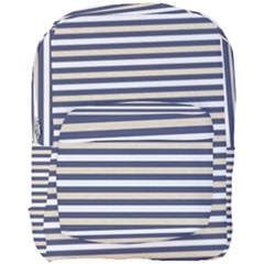 Royal Gold Classic Stripes Full Print Backpack by jumpercat