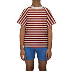 Gold And Wine Kids  Short Sleeve Swimwear by jumpercat