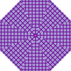 Purple Tartan Straight Umbrellas by jumpercat