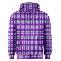 Purple Tartan Men s Pullover Hoodie by jumpercat