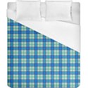 Sea Tartan Duvet Cover (California King Size) View1