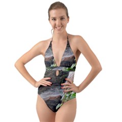 20180112 123030 Halter Cut-out One Piece Swimsuit