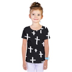 White Cross Kids  One Piece Tee