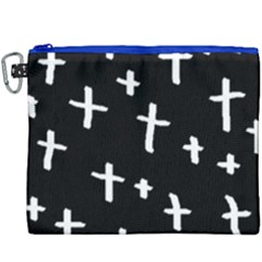 White Cross Canvas Cosmetic Bag (xxxl)