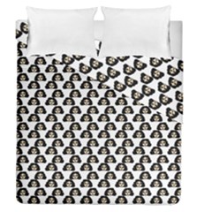 Angry Girl Pattern Duvet Cover Double Side (queen Size) by snowwhitegirl