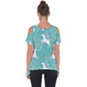 Magical Flying Unicorn Pattern Cut Out Side Drop Tee View2