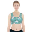 Magical Flying Unicorn Pattern Sports Bra With Pocket View1