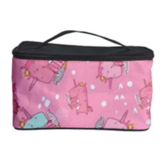 Unicorns Eating Ice Cream Pattern Cosmetic Storage Case by Bigfootshirtshop