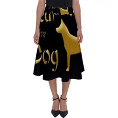 Year Of The Dog - Chinese New Year Perfect Length Midi Skirt by Valentinaart