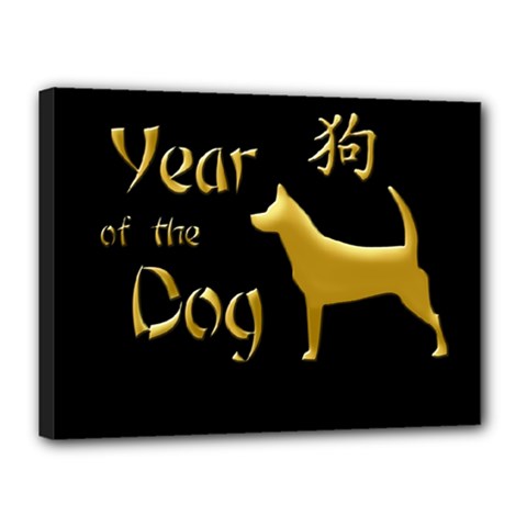 Year Of The Dog - Chinese New Year Canvas 16  X 12  by Valentinaart