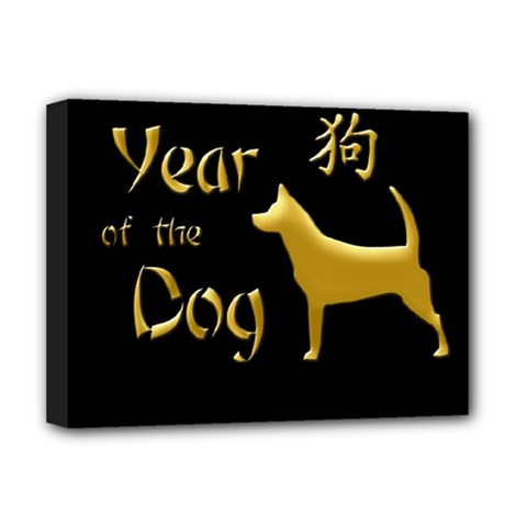 Year Of The Dog - Chinese New Year Deluxe Canvas 16  X 12   by Valentinaart