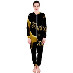 Year Of The Dog - Chinese New Year Onepiece Jumpsuit (ladies) 