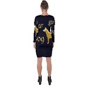 Year of the Dog - Chinese New Year Asymmetric Cut-Out Shift Dress View2