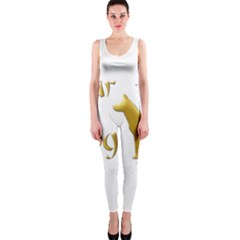 Year Of The Dog - Chinese New Year One Piece Catsuit