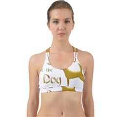 Year Of The Dog - Chinese New Year Back Web Sports Bra