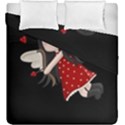 Cupid girl Duvet Cover Double Side (King Size) View1