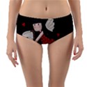 Cupid girl Reversible Mid-Waist Bikini Bottoms View1