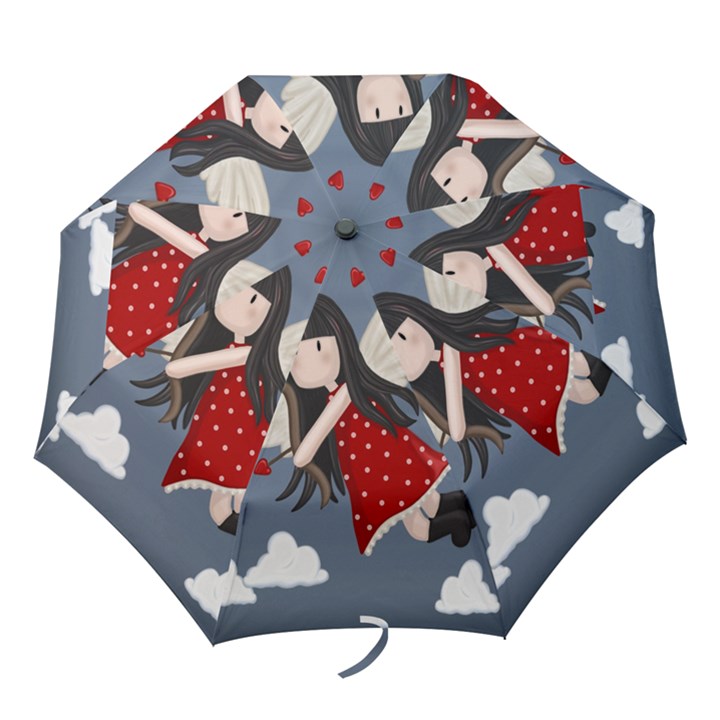 Cupid girl Folding Umbrellas