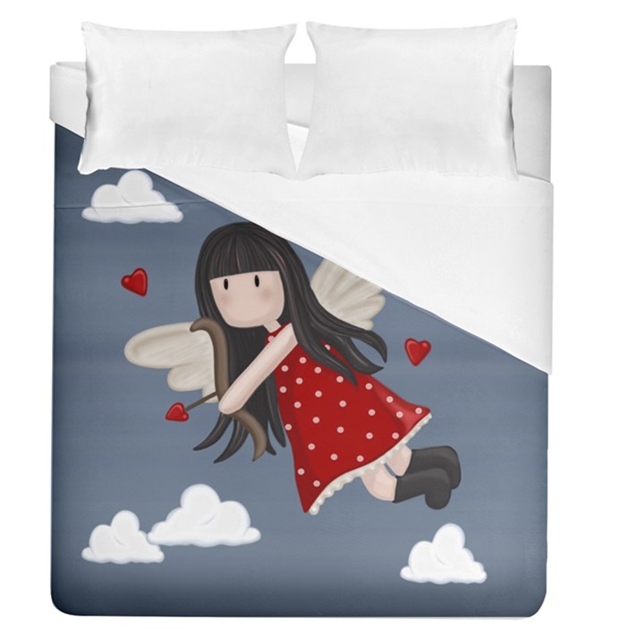 Cupid girl Duvet Cover (Queen Size)