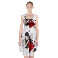 Cupid Girl Racerback Midi Dress by Valentinaart