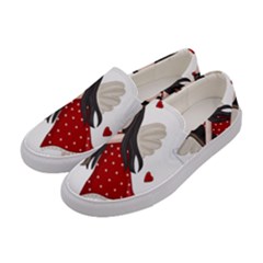 Cupid Girl Women s Canvas Slip Ons