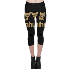 Chihuahua Capri Leggings  by Valentinaart