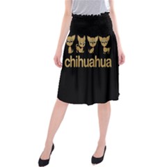 Chihuahua Midi Beach Skirt by Valentinaart