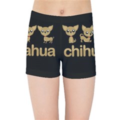 Chihuahua Kids Sports Shorts by Valentinaart