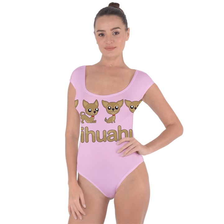 Chihuahua Short Sleeve Leotard 