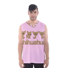 Chihuahua Men s Basketball Tank Top by Valentinaart