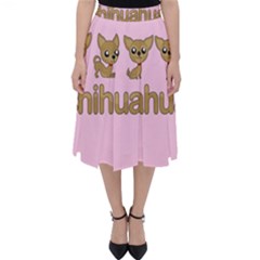 Chihuahua Folding Skater Skirt by Valentinaart