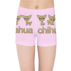 Chihuahua Kids Sports Shorts by Valentinaart