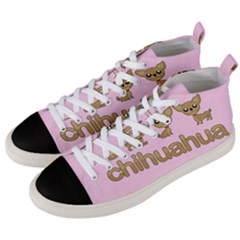 Chihuahua Men s Mid-top Canvas Sneakers by Valentinaart