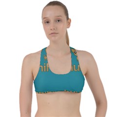 Chihuahua Criss Cross Racerback Sports Bra by Valentinaart