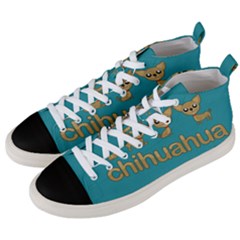 Chihuahua Men s Mid-top Canvas Sneakers by Valentinaart